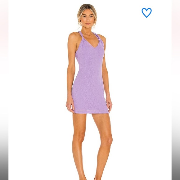 Superdown Lily Twisted Strap Dress, Lavender Purple, Size XS - Picture 2 of 7